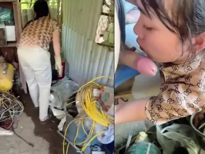 Xem video: Thuê chị lao công dọn nhà mà nứng quá cởi quần cho chị bú luôn